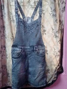 Denim Overall Dress