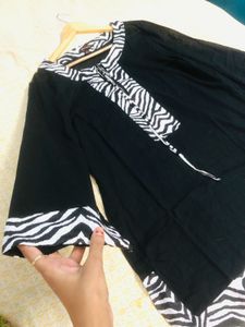 Pakistani Zebra Print Tunic