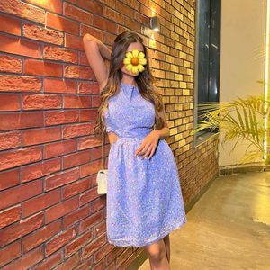 Floral Print Mini Dress