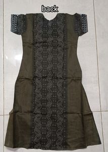 Embroidered Suit With Dupatta