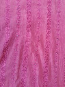 Pink Embroidered Kurti Set
