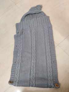 Gray Knit Baby Sleeping Bag ( Imported From USA)