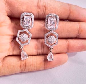 Sparkling American diamond Earrings for party