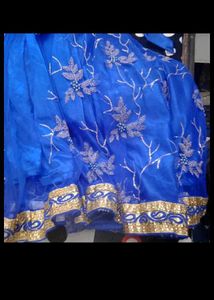 Elegant Blue Girls' Dress