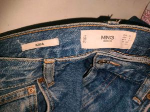 High Waist Straight Leg Jeans