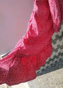 Georgette A-line Mini Dress