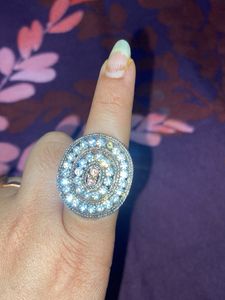 Silver adjustable ring