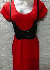 Red Bodycon Dress For Small To Medium Size