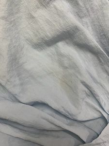 Sheer Umbrella Top- Greyish Blue