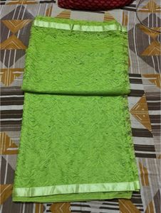 Net Saree With Blouse Piece
