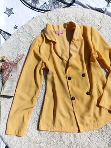 Clearance Sale‼️ Mustard yellow Summer Wear Blazer