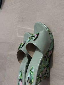 Floral Wedge Heels
