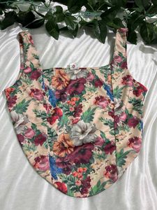 Floral Corset Top