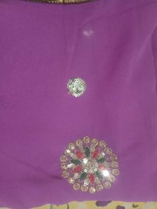 Purple Pinkish Saree
