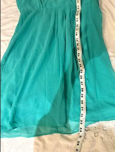 Forever 21 Green Sleeveless Dress