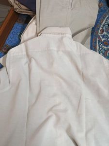 Beige Button-Down Shirt