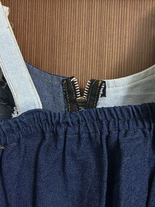 Trendy Denim 2 Shaded Long Dungree