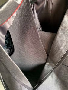 Stylish Metallic Grey  coat pant Suit