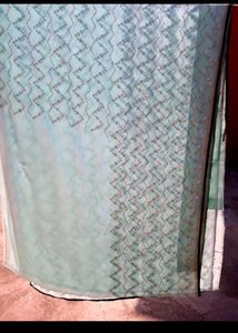Sky Blue Colour Saree