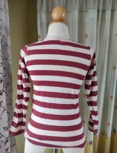 Striped Long Sleeve Top