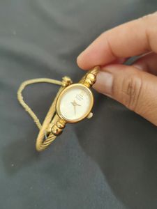 Titan Raga Golden Bangle Watch