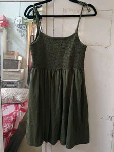 Olive Green Sundress