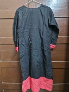 Chic Black &amp; Pink Kurti