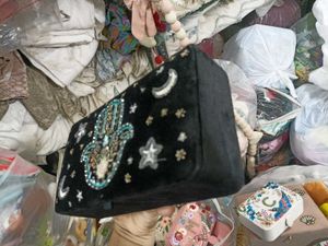 Embroidered Hamsa Jewellery Box