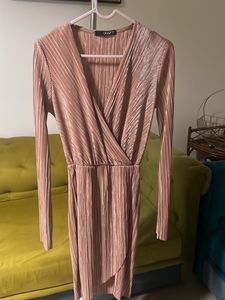 Quiz Clothing Mauve Party Dress