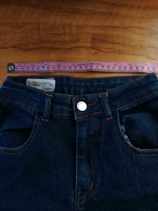 Classic Dark Wash Denim Jeans