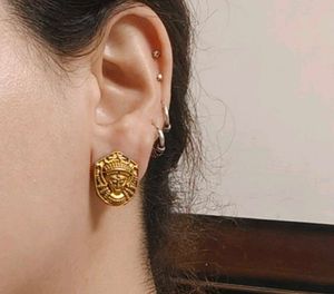 Maa Durga Brass Studs