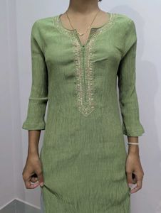 Biba Green Kurti
