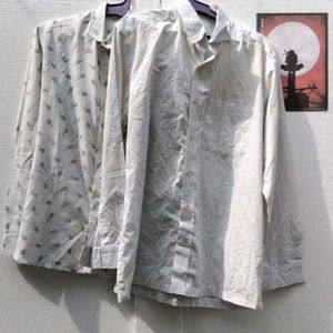 Vintage Shirts Bundle - Striped & Botanical