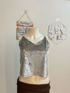 H&amp;M Velvet Cami Top - Stylish &amp; Chic