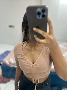 Ruched Crop Top