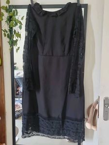 Elegant Black Lace Dress