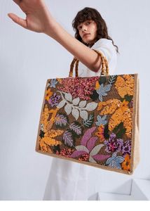 Floral Decor Tote Bag
