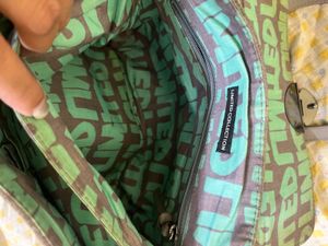 Suede Leather Sling Bag