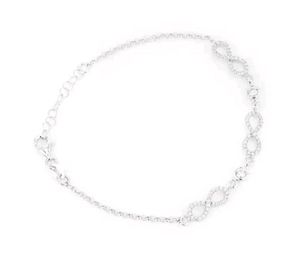 925 Sterling Silver Infinity Bracelet