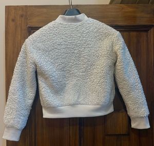 Nike Cream Sherpa Bomber Jacket