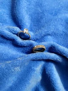 Sparkling Statement Rings - Set of Two