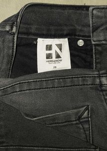 Here And Now Mens Slim Fit Grey Jeans
