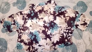 Floral Print Short Sleeve Shirt