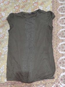Olive Green Top