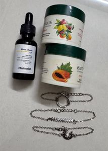 Combo serum plus face pack.