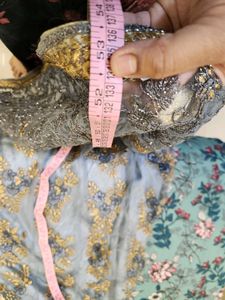 Heavily Embroidered With Golden Thread Beautiful
