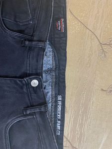 Mens Jet Black Jeans
