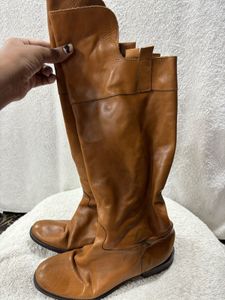Brown Leather Boots