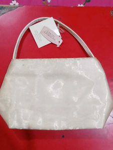 Vintage White Beaded Evening Bag