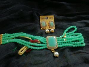 Combo Of 2 Choker Set , 5 Rubber... Colours Avail